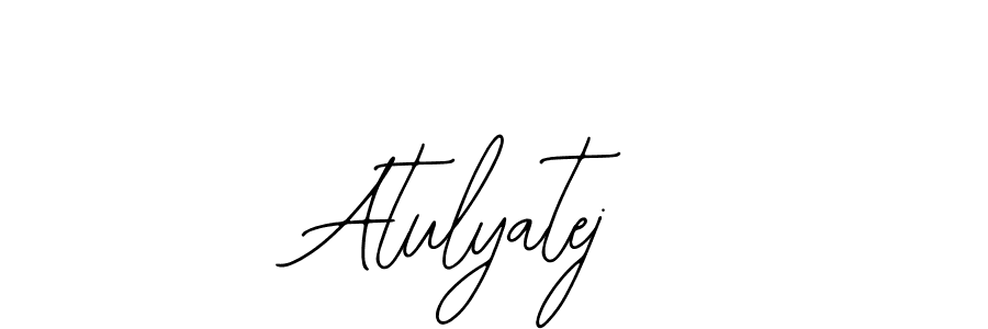 Atulyatej stylish signature style. Best Handwritten Sign (Bearetta-2O07w) for my name. Handwritten Signature Collection Ideas for my name Atulyatej. Atulyatej signature style 12 images and pictures png