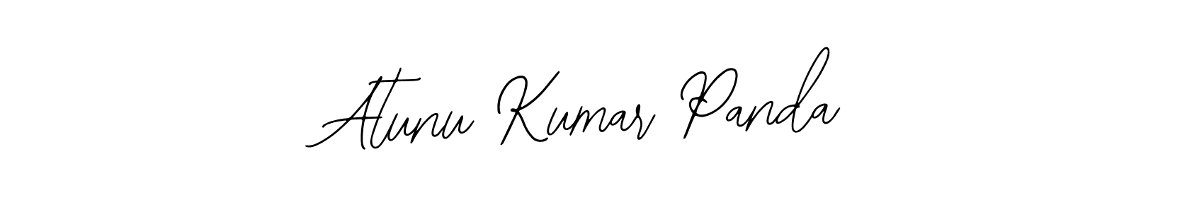 How to make Atunu Kumar Panda name signature. Use Bearetta-2O07w style for creating short signs online. This is the latest handwritten sign. Atunu Kumar Panda signature style 12 images and pictures png