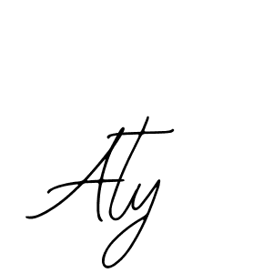 How to Draw Aty signature style? Bearetta-2O07w is a latest design signature styles for name Aty. Aty signature style 12 images and pictures png