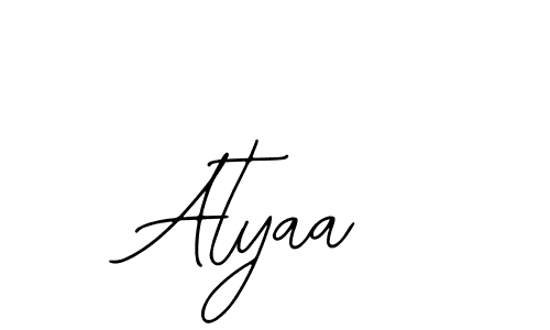 Also we have Atyaa name is the best signature style. Create professional handwritten signature collection using Bearetta-2O07w autograph style. Atyaa signature style 12 images and pictures png