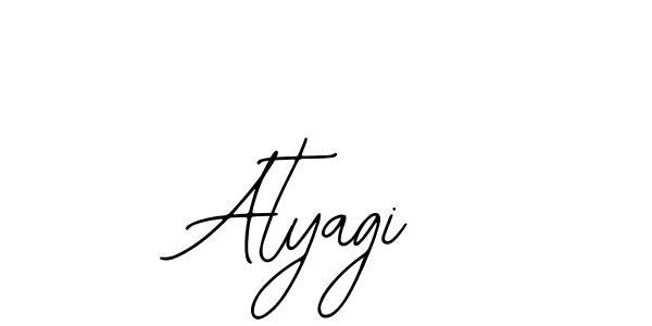 Make a beautiful signature design for name Atyagi. Use this online signature maker to create a handwritten signature for free. Atyagi signature style 12 images and pictures png