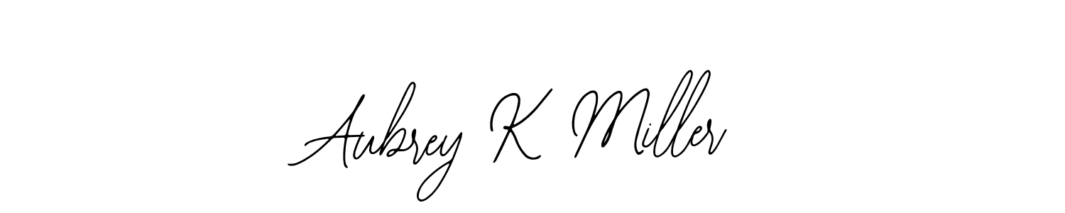 Aubrey K Miller stylish signature style. Best Handwritten Sign (Bearetta-2O07w) for my name. Handwritten Signature Collection Ideas for my name Aubrey K Miller. Aubrey K Miller signature style 12 images and pictures png