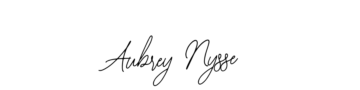 Use a signature maker to create a handwritten signature online. With this signature software, you can design (Bearetta-2O07w) your own signature for name Aubrey Nysse. Aubrey Nysse signature style 12 images and pictures png