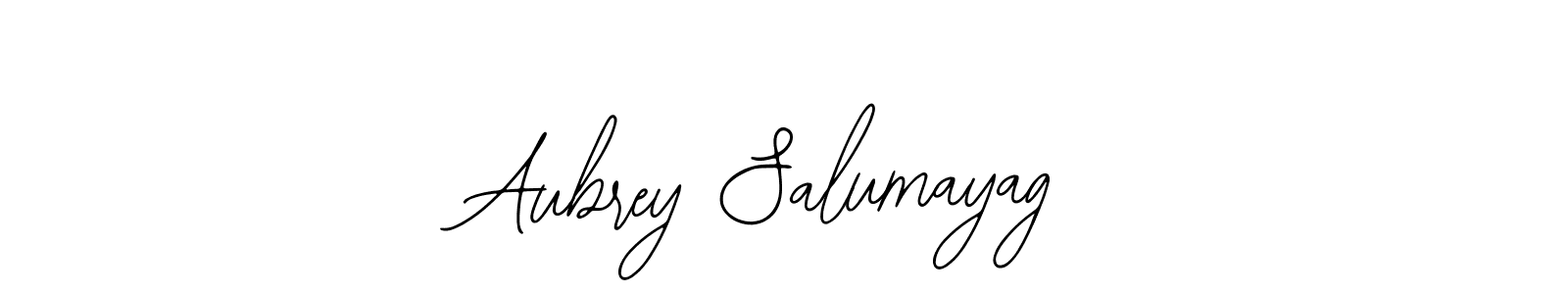 The best way (Bearetta-2O07w) to make a short signature is to pick only two or three words in your name. The name Aubrey Salumayag include a total of six letters. For converting this name. Aubrey Salumayag signature style 12 images and pictures png