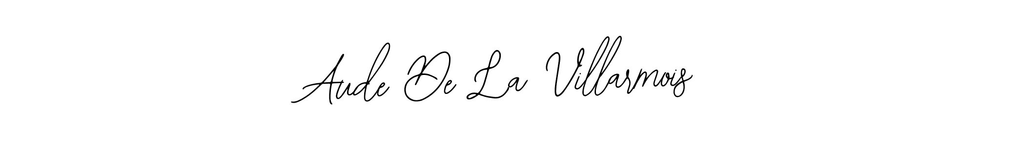Make a beautiful signature design for name Aude De La Villarmois. With this signature (Bearetta-2O07w) style, you can create a handwritten signature for free. Aude De La Villarmois signature style 12 images and pictures png
