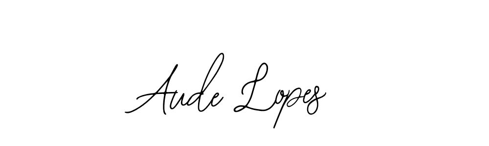 Make a beautiful signature design for name Aude Lopes. With this signature (Bearetta-2O07w) style, you can create a handwritten signature for free. Aude Lopes signature style 12 images and pictures png
