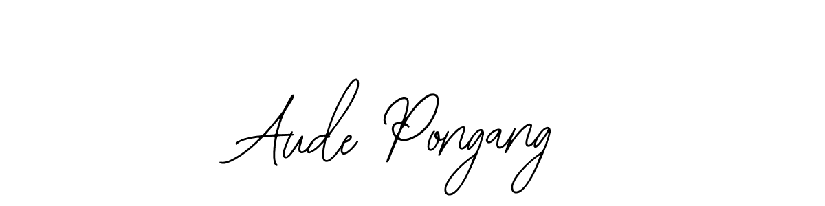 Bearetta-2O07w is a professional signature style that is perfect for those who want to add a touch of class to their signature. It is also a great choice for those who want to make their signature more unique. Get Aude Pongang name to fancy signature for free. Aude Pongang signature style 12 images and pictures png