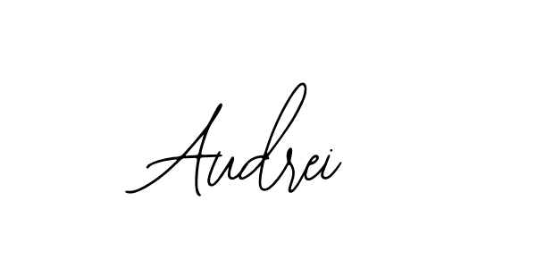Make a beautiful signature design for name Audrei. With this signature (Bearetta-2O07w) style, you can create a handwritten signature for free. Audrei signature style 12 images and pictures png