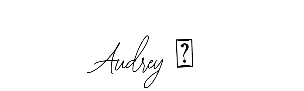 if you are searching for the best signature style for your name Audrey ♡. so please give up your signature search. here we have designed multiple signature styles  using Bearetta-2O07w. Audrey ♡ signature style 12 images and pictures png