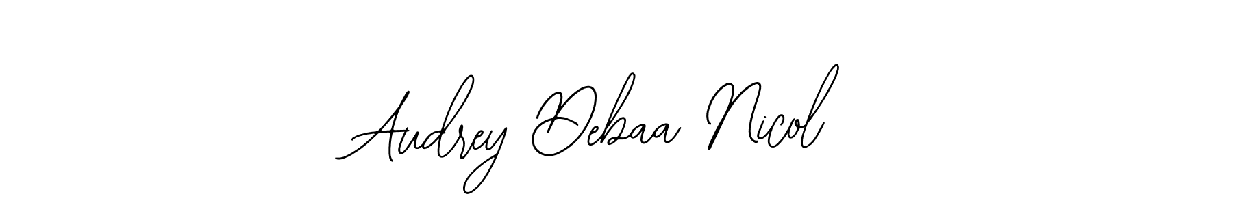 How to Draw Audrey Debaa Nicol signature style? Bearetta-2O07w is a latest design signature styles for name Audrey Debaa Nicol. Audrey Debaa Nicol signature style 12 images and pictures png