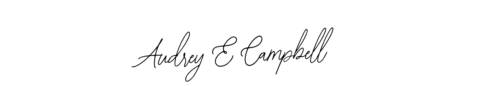 Also You can easily find your signature by using the search form. We will create Audrey E Campbell name handwritten signature images for you free of cost using Bearetta-2O07w sign style. Audrey E Campbell signature style 12 images and pictures png