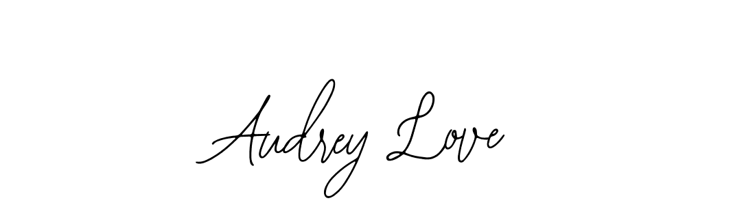 Audrey Love stylish signature style. Best Handwritten Sign (Bearetta-2O07w) for my name. Handwritten Signature Collection Ideas for my name Audrey Love. Audrey Love signature style 12 images and pictures png
