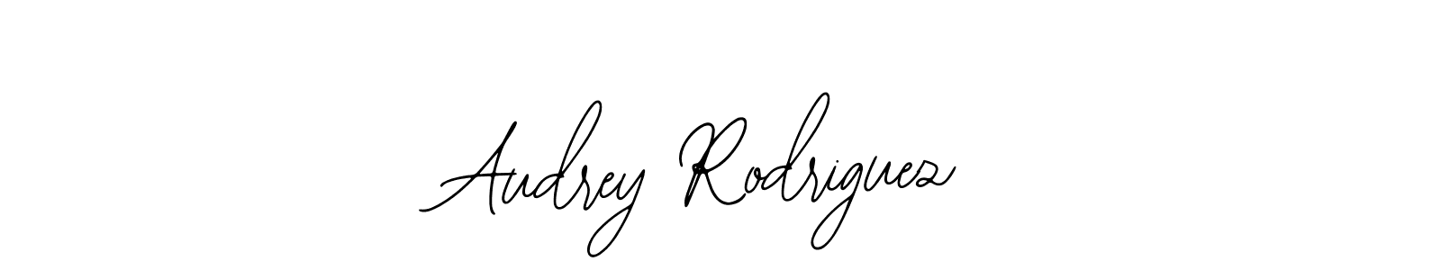 How to make Audrey Rodriguez name signature. Use Bearetta-2O07w style for creating short signs online. This is the latest handwritten sign. Audrey Rodriguez signature style 12 images and pictures png