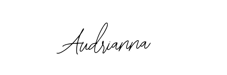 Make a beautiful signature design for name Audrianna. With this signature (Bearetta-2O07w) style, you can create a handwritten signature for free. Audrianna signature style 12 images and pictures png