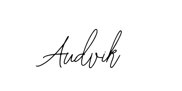 You should practise on your own different ways (Bearetta-2O07w) to write your name (Audvik) in signature. don't let someone else do it for you. Audvik signature style 12 images and pictures png