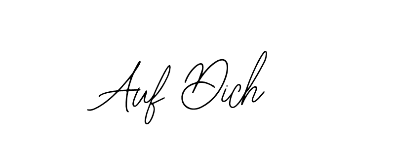 if you are searching for the best signature style for your name Auf Dich. so please give up your signature search. here we have designed multiple signature styles  using Bearetta-2O07w. Auf Dich signature style 12 images and pictures png