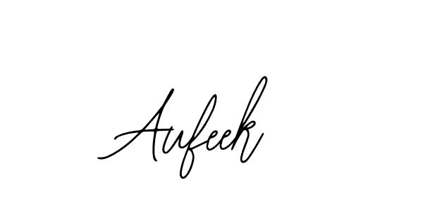 How to make Aufeek signature? Bearetta-2O07w is a professional autograph style. Create handwritten signature for Aufeek name. Aufeek signature style 12 images and pictures png