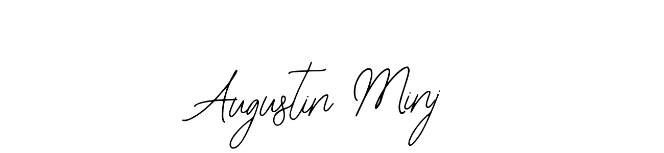 How to Draw Augustin Minj signature style? Bearetta-2O07w is a latest design signature styles for name Augustin Minj. Augustin Minj signature style 12 images and pictures png