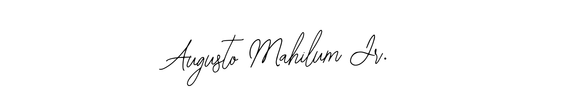 Also You can easily find your signature by using the search form. We will create Augusto Mahilum Jr. name handwritten signature images for you free of cost using Bearetta-2O07w sign style. Augusto Mahilum Jr. signature style 12 images and pictures png