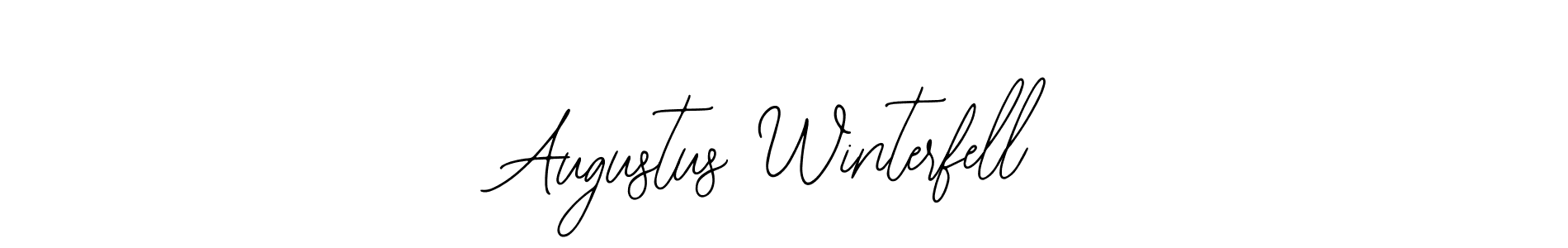 How to make Augustus Winterfell signature? Bearetta-2O07w is a professional autograph style. Create handwritten signature for Augustus Winterfell name. Augustus Winterfell signature style 12 images and pictures png