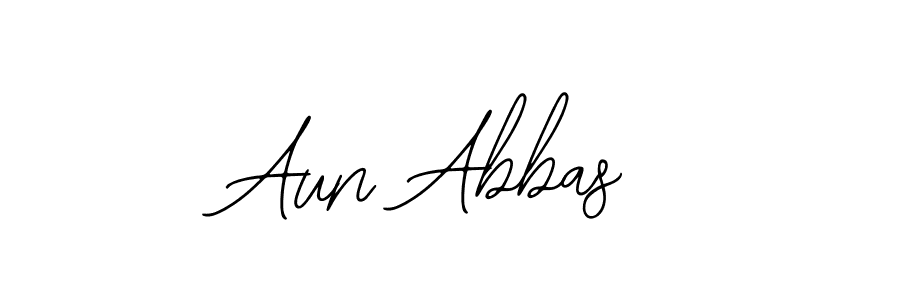 Make a beautiful signature design for name Aun Abbas. With this signature (Bearetta-2O07w) style, you can create a handwritten signature for free. Aun Abbas signature style 12 images and pictures png