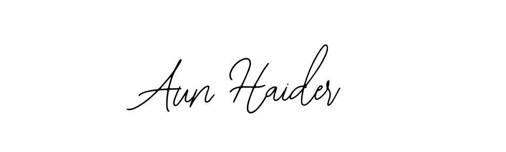 Make a beautiful signature design for name Aun Haider. Use this online signature maker to create a handwritten signature for free. Aun Haider signature style 12 images and pictures png