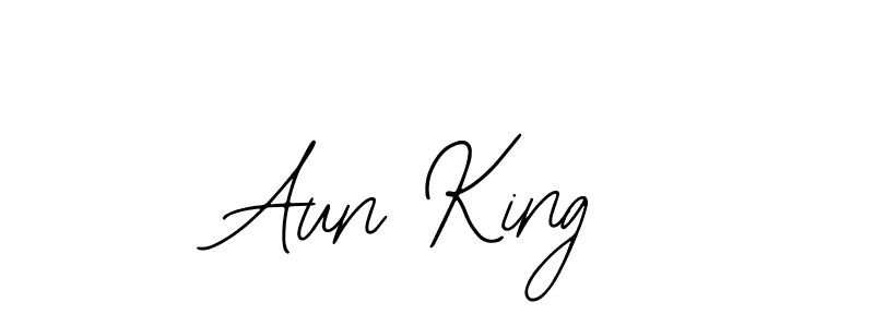 Make a beautiful signature design for name Aun King. With this signature (Bearetta-2O07w) style, you can create a handwritten signature for free. Aun King signature style 12 images and pictures png