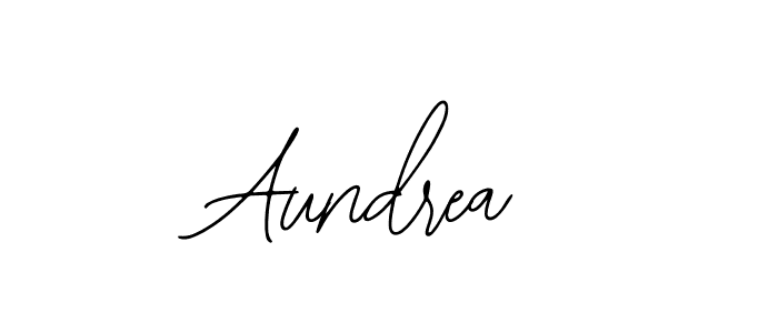 Create a beautiful signature design for name Aundrea. With this signature (Bearetta-2O07w) fonts, you can make a handwritten signature for free. Aundrea signature style 12 images and pictures png