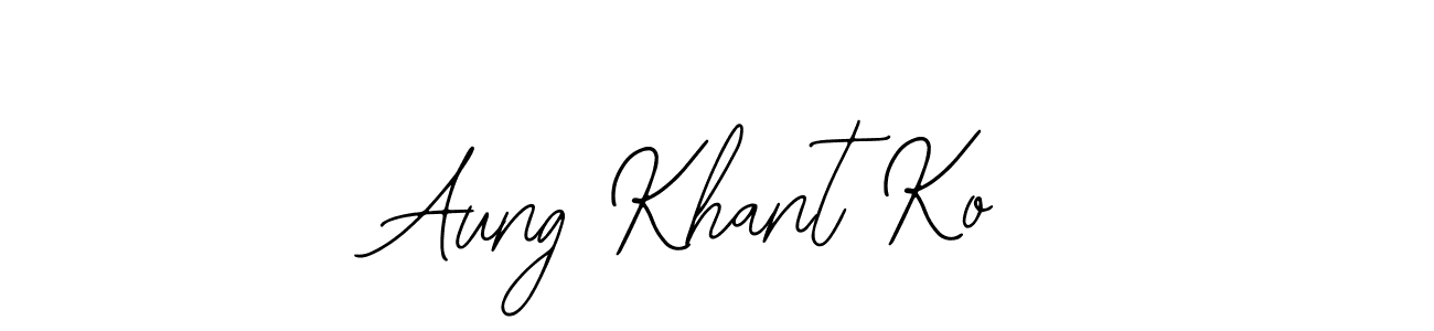 How to make Aung Khant Ko signature? Bearetta-2O07w is a professional autograph style. Create handwritten signature for Aung Khant Ko name. Aung Khant Ko signature style 12 images and pictures png