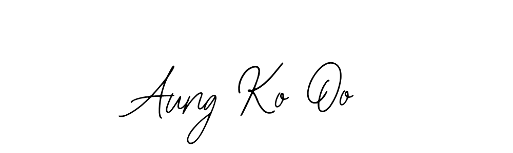 You should practise on your own different ways (Bearetta-2O07w) to write your name (Aung Ko Oo) in signature. don't let someone else do it for you. Aung Ko Oo signature style 12 images and pictures png