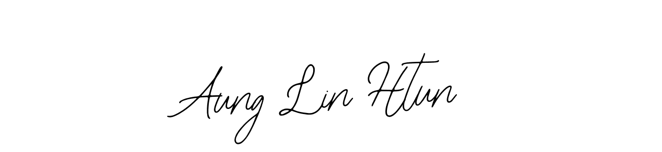 You should practise on your own different ways (Bearetta-2O07w) to write your name (Aung Lin Htun) in signature. don't let someone else do it for you. Aung Lin Htun signature style 12 images and pictures png