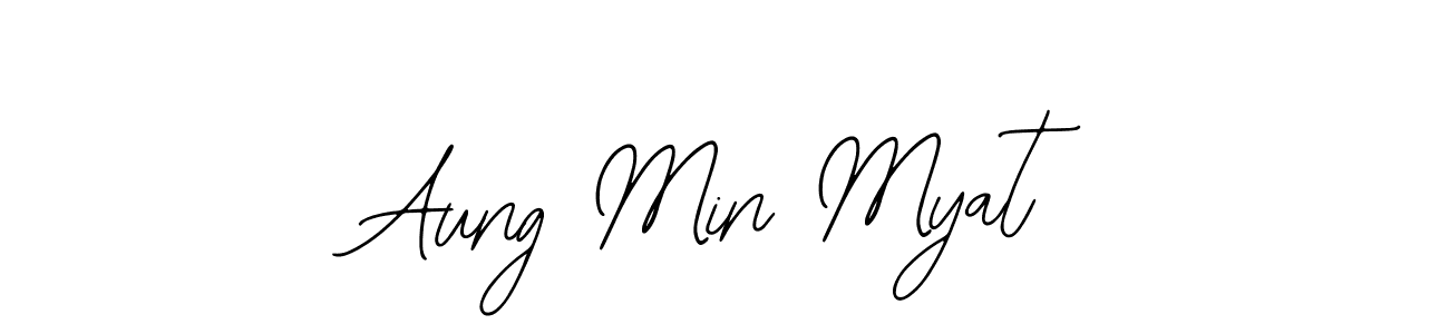 How to make Aung Min Myat signature? Bearetta-2O07w is a professional autograph style. Create handwritten signature for Aung Min Myat name. Aung Min Myat signature style 12 images and pictures png