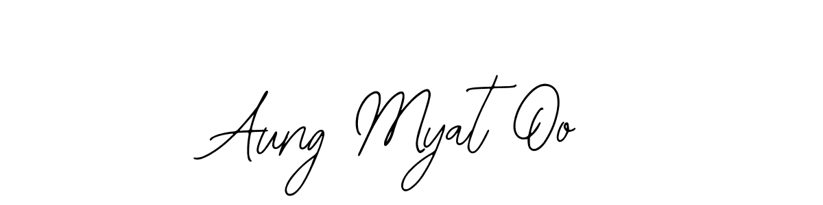 Bearetta-2O07w is a professional signature style that is perfect for those who want to add a touch of class to their signature. It is also a great choice for those who want to make their signature more unique. Get Aung Myat Oo name to fancy signature for free. Aung Myat Oo signature style 12 images and pictures png