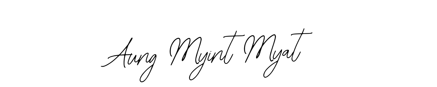 Make a beautiful signature design for name Aung Myint Myat. With this signature (Bearetta-2O07w) style, you can create a handwritten signature for free. Aung Myint Myat signature style 12 images and pictures png