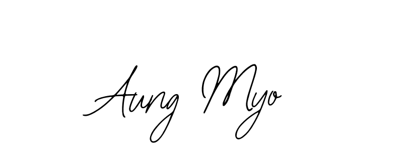 It looks lik you need a new signature style for name Aung Myo. Design unique handwritten (Bearetta-2O07w) signature with our free signature maker in just a few clicks. Aung Myo signature style 12 images and pictures png