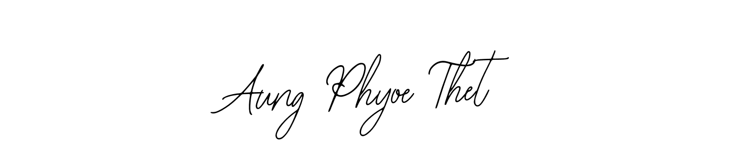 You can use this online signature creator to create a handwritten signature for the name Aung Phyoe Thet. This is the best online autograph maker. Aung Phyoe Thet signature style 12 images and pictures png