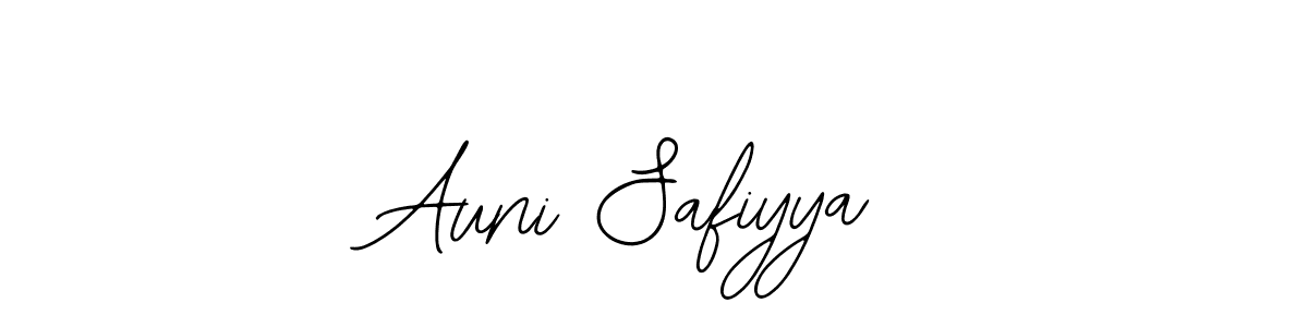 Use a signature maker to create a handwritten signature online. With this signature software, you can design (Bearetta-2O07w) your own signature for name Auni Safiyya. Auni Safiyya signature style 12 images and pictures png