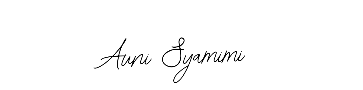 How to Draw Auni Syamimi signature style? Bearetta-2O07w is a latest design signature styles for name Auni Syamimi. Auni Syamimi signature style 12 images and pictures png