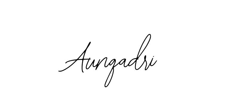 Make a beautiful signature design for name Aunqadri. Use this online signature maker to create a handwritten signature for free. Aunqadri signature style 12 images and pictures png