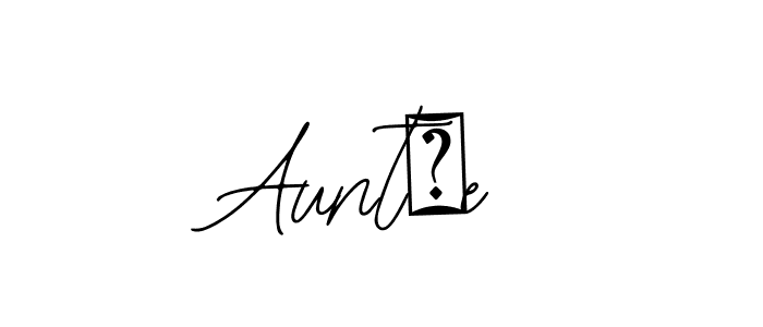 Make a beautiful signature design for name Auntİe. Use this online signature maker to create a handwritten signature for free. Auntİe signature style 12 images and pictures png