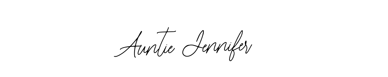 Design your own signature with our free online signature maker. With this signature software, you can create a handwritten (Bearetta-2O07w) signature for name Auntie Jennifer. Auntie Jennifer signature style 12 images and pictures png