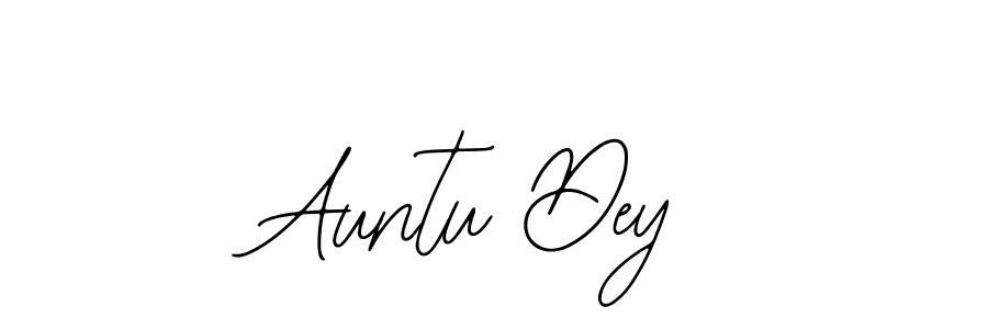You should practise on your own different ways (Bearetta-2O07w) to write your name (Auntu Dey) in signature. don't let someone else do it for you. Auntu Dey signature style 12 images and pictures png