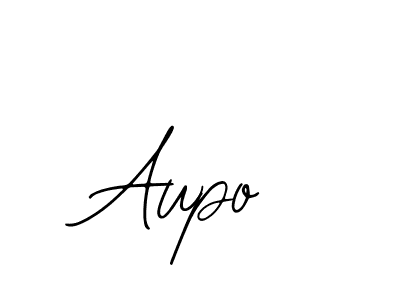 How to make Aupo name signature. Use Bearetta-2O07w style for creating short signs online. This is the latest handwritten sign. Aupo signature style 12 images and pictures png