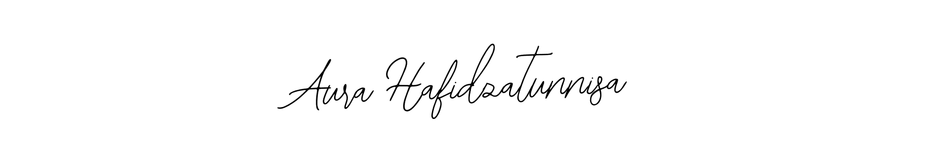 How to make Aura Hafidzatunnisa name signature. Use Bearetta-2O07w style for creating short signs online. This is the latest handwritten sign. Aura Hafidzatunnisa signature style 12 images and pictures png