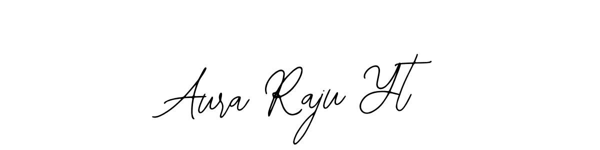 if you are searching for the best signature style for your name Aura Raju Yt. so please give up your signature search. here we have designed multiple signature styles  using Bearetta-2O07w. Aura Raju Yt signature style 12 images and pictures png