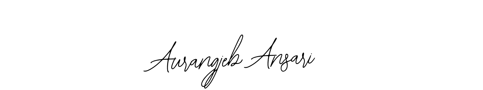 Design your own signature with our free online signature maker. With this signature software, you can create a handwritten (Bearetta-2O07w) signature for name Aurangjeb Ansari. Aurangjeb Ansari signature style 12 images and pictures png