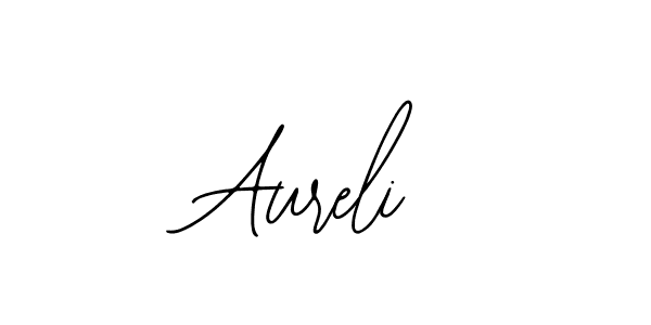 How to make Aureli name signature. Use Bearetta-2O07w style for creating short signs online. This is the latest handwritten sign. Aureli signature style 12 images and pictures png