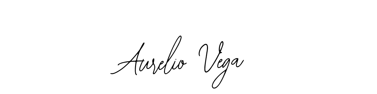 You should practise on your own different ways (Bearetta-2O07w) to write your name (Aurelio Vega) in signature. don't let someone else do it for you. Aurelio Vega signature style 12 images and pictures png