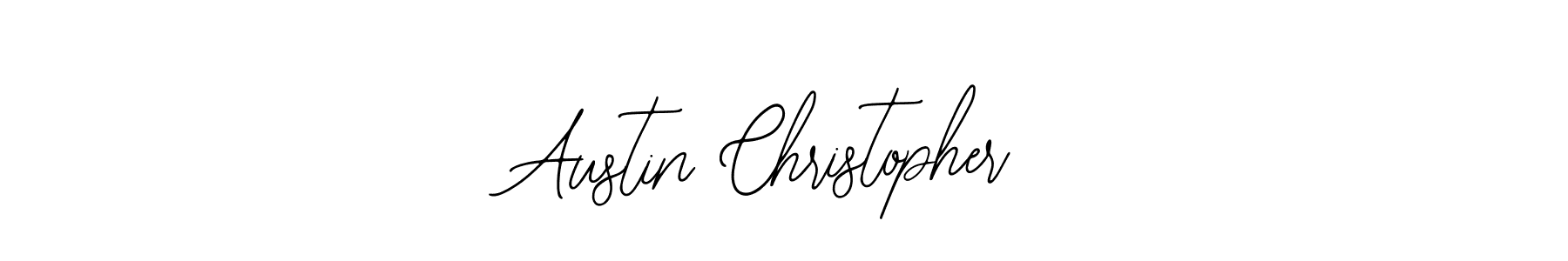 You should practise on your own different ways (Bearetta-2O07w) to write your name (Austin Christopher) in signature. don't let someone else do it for you. Austin Christopher signature style 12 images and pictures png