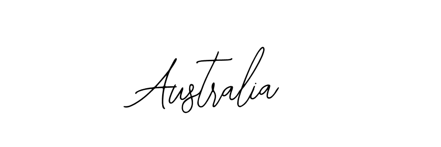 Design your own signature with our free online signature maker. With this signature software, you can create a handwritten (Bearetta-2O07w) signature for name Australia. Australia signature style 12 images and pictures png